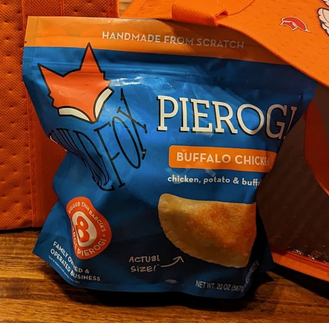 Buffalo Chicken pierogi